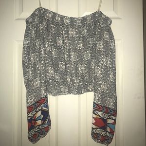 Mustard Seed Off the Shoulder Blouse